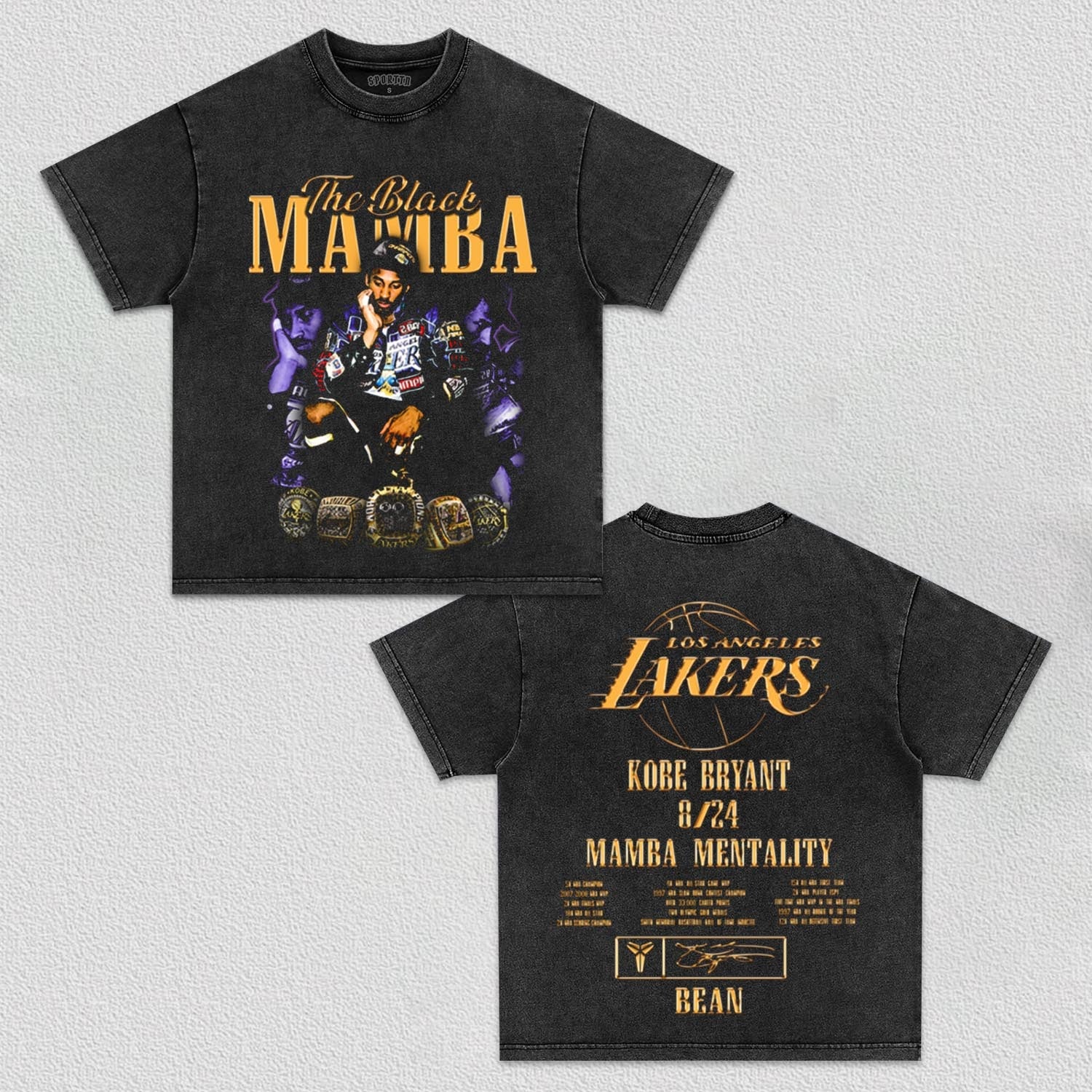 MAMBA MENTALITY-KOBE TEE - Y2K VINTAGES