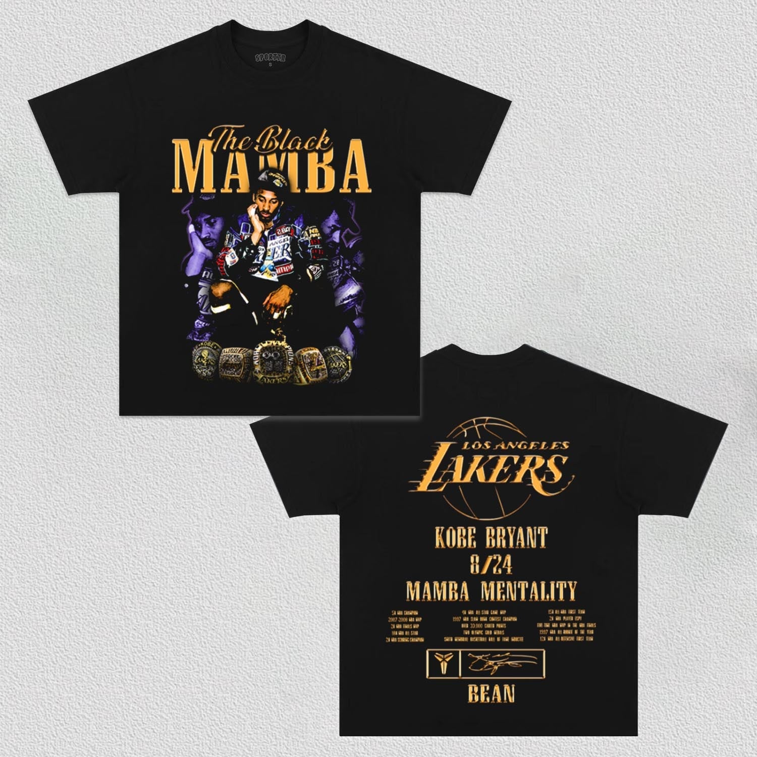 MAMBA MENTALITY-KOBE TEE - Y2K VINTAGES