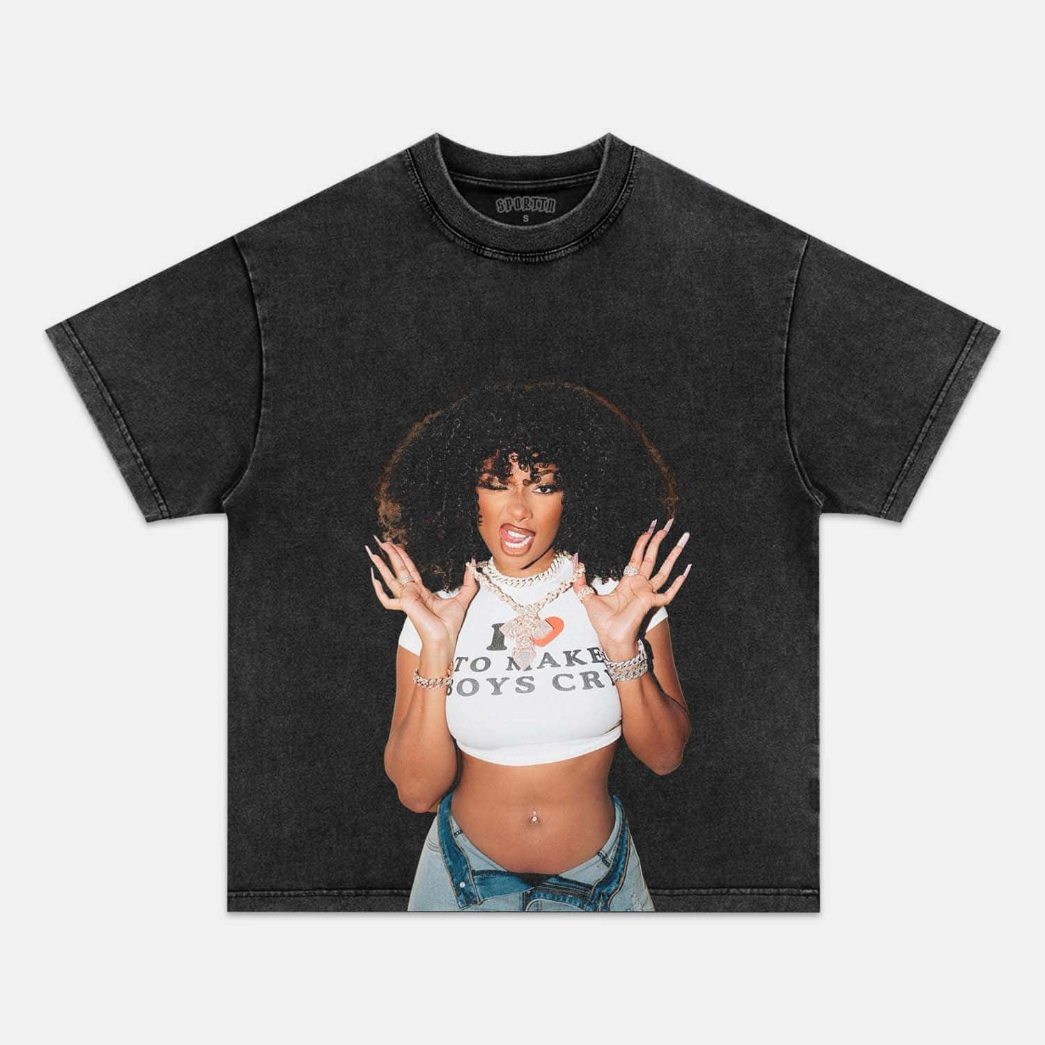 MEGAN THEE STALLION TEE - Y2K VINTAGES