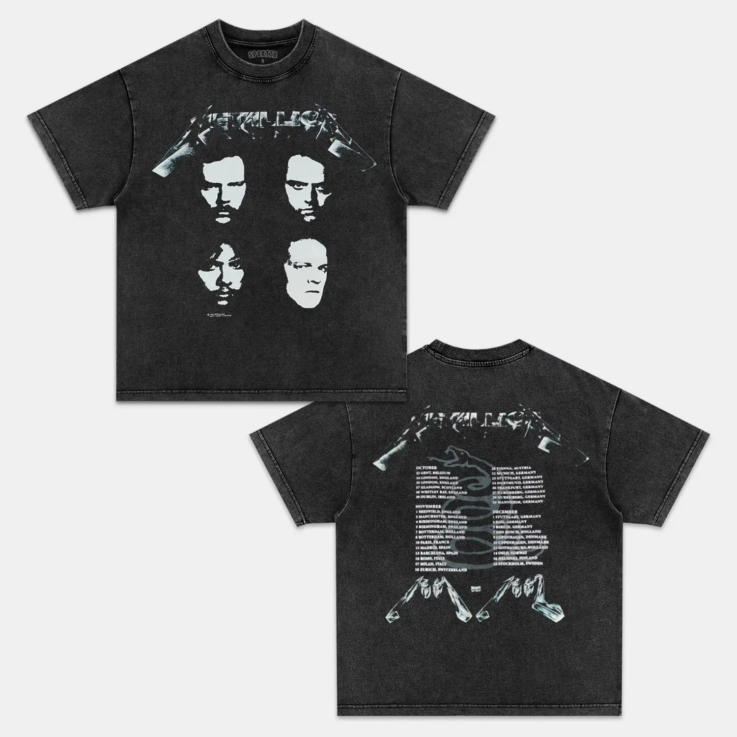 METALLICA - 4 FACES TEE