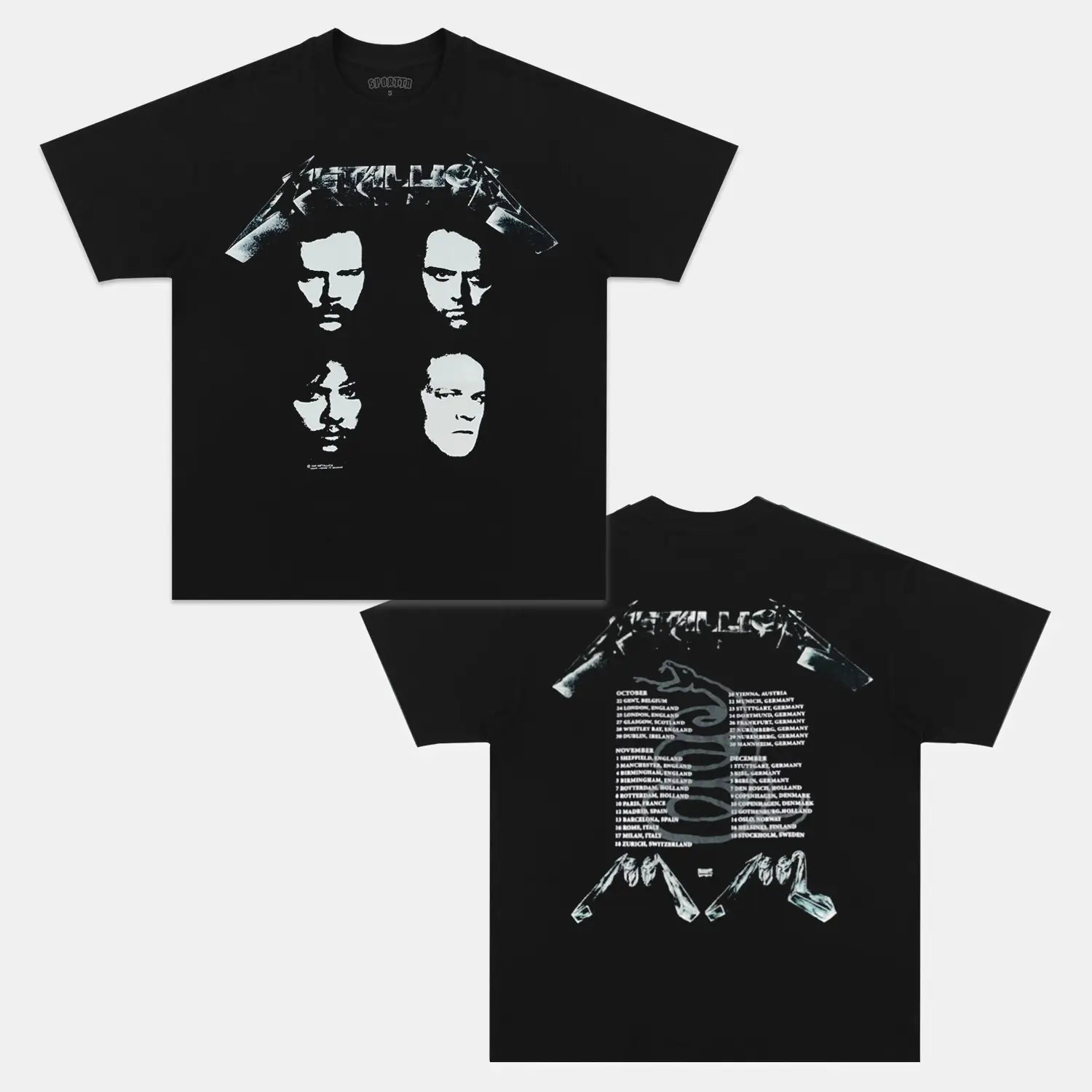 METALLICA - 4 FACES TEE