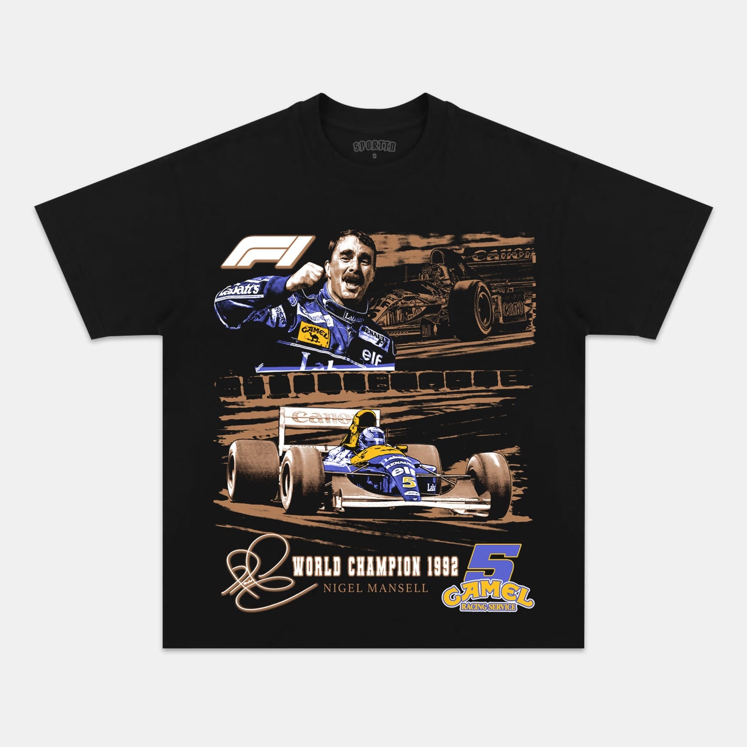 NIGEL MANSELL TEE - Y2K VINTAGES