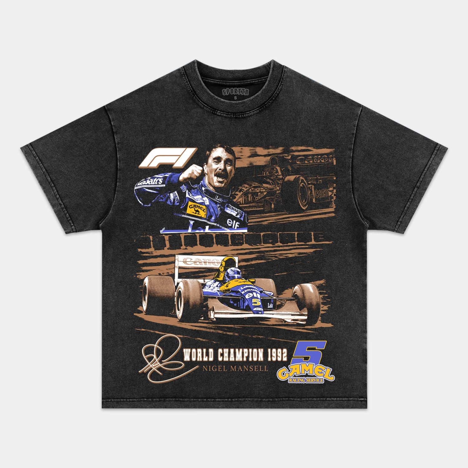 NIGEL MANSELL TEE - Y2K VINTAGES