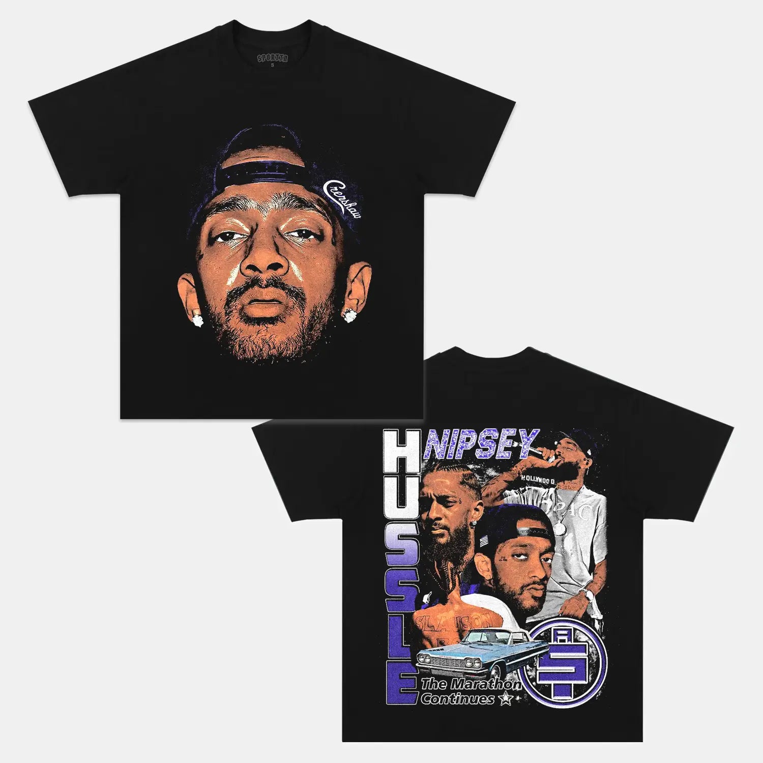 NIPSEY HUSSLE V9 TEE - Y2K VINTAGES