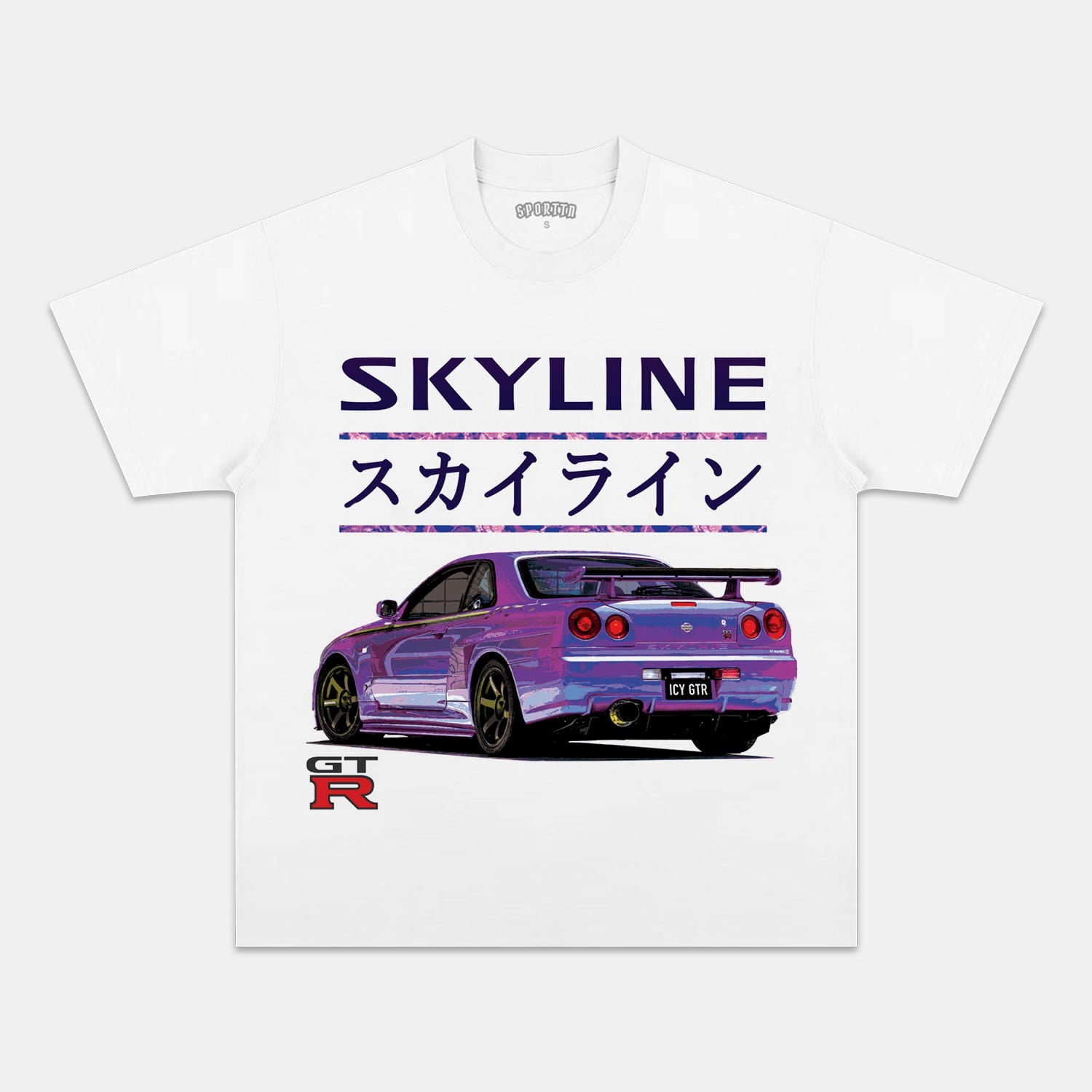 NISSAN SKYLINE GTR JDM RACING TEE - Y2K VINTAGES