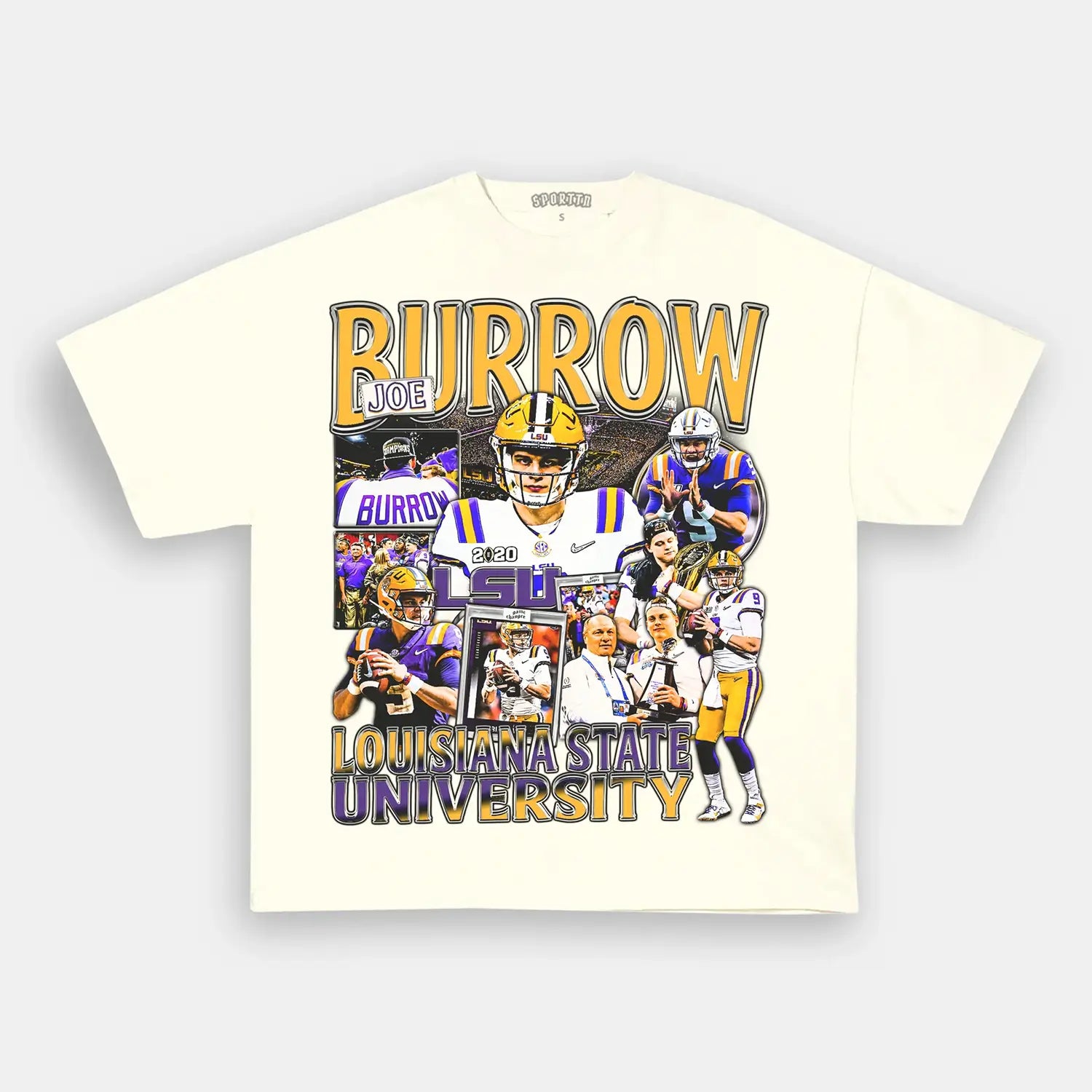 OE BURROW-LSU TEE