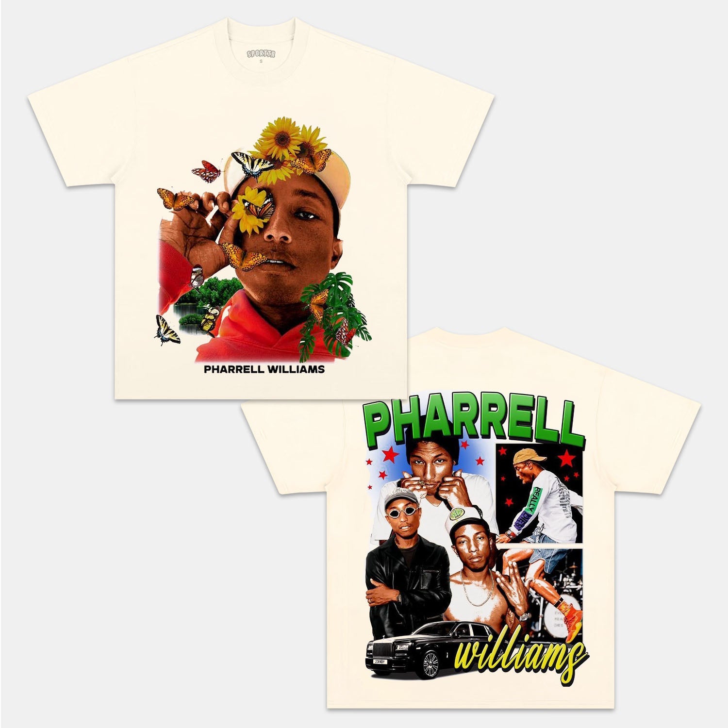 PHARELL WILLIAMS TEE - Y2K VINTAGES