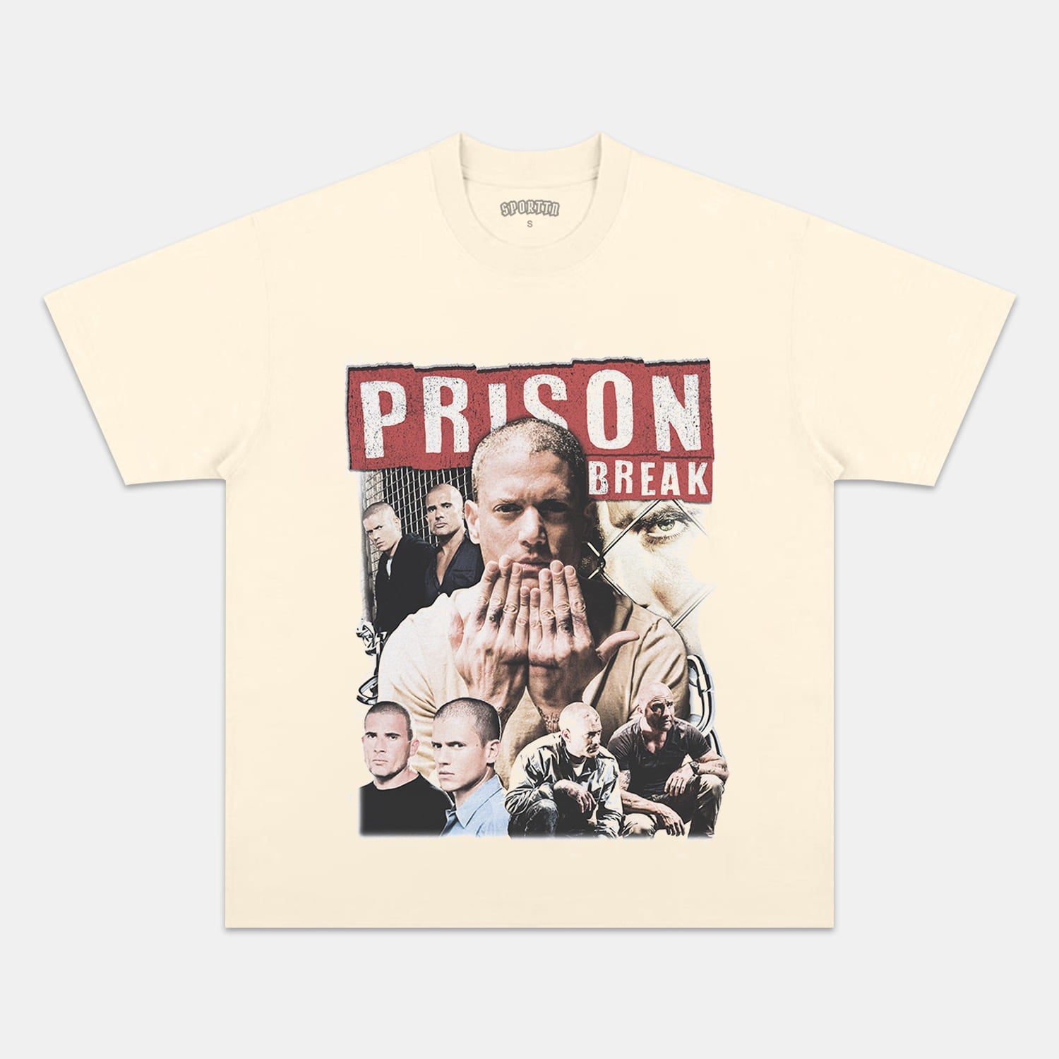 PRISON BREAK TEE - Y2K VINTAGES