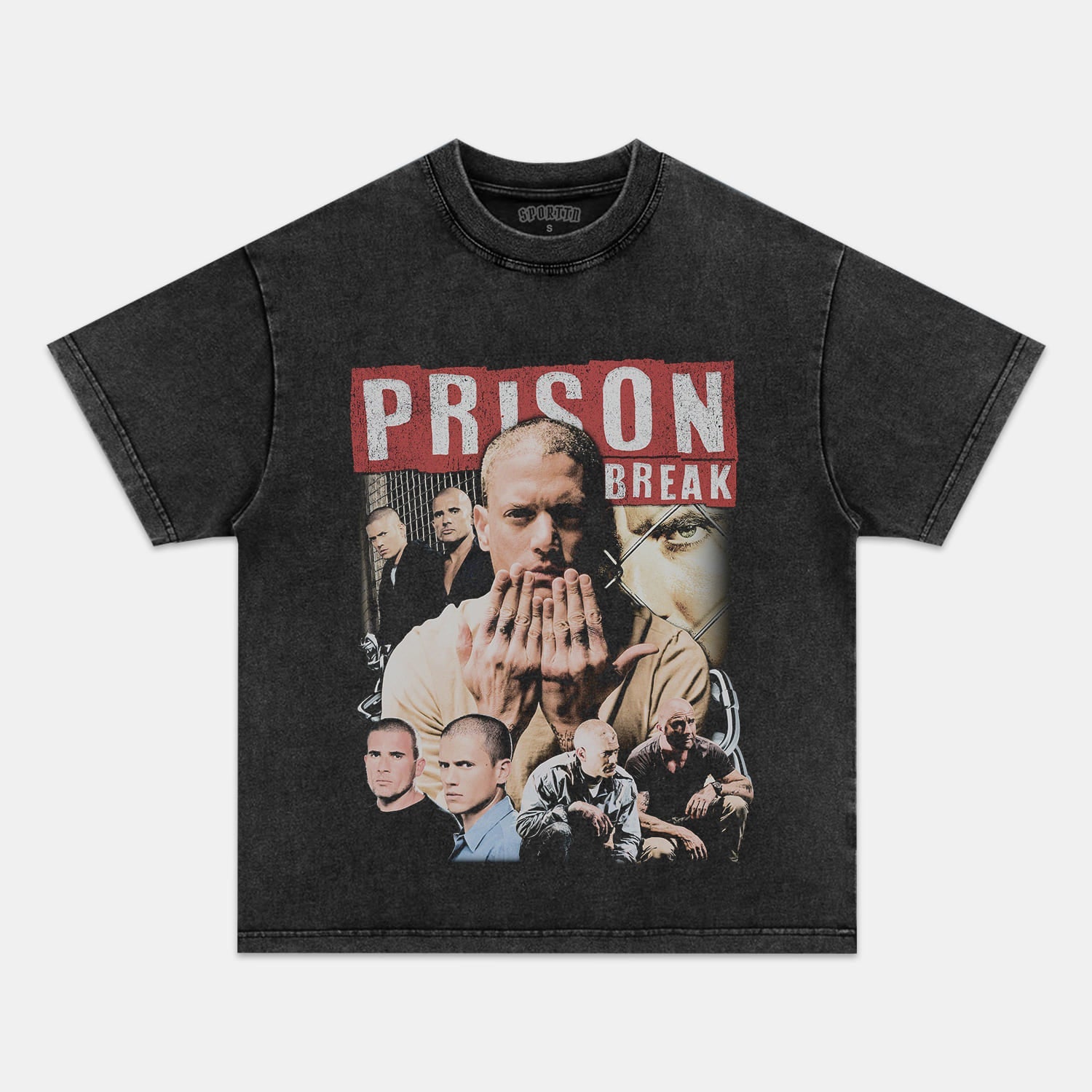 PRISON BREAK TEE - Y2K VINTAGES