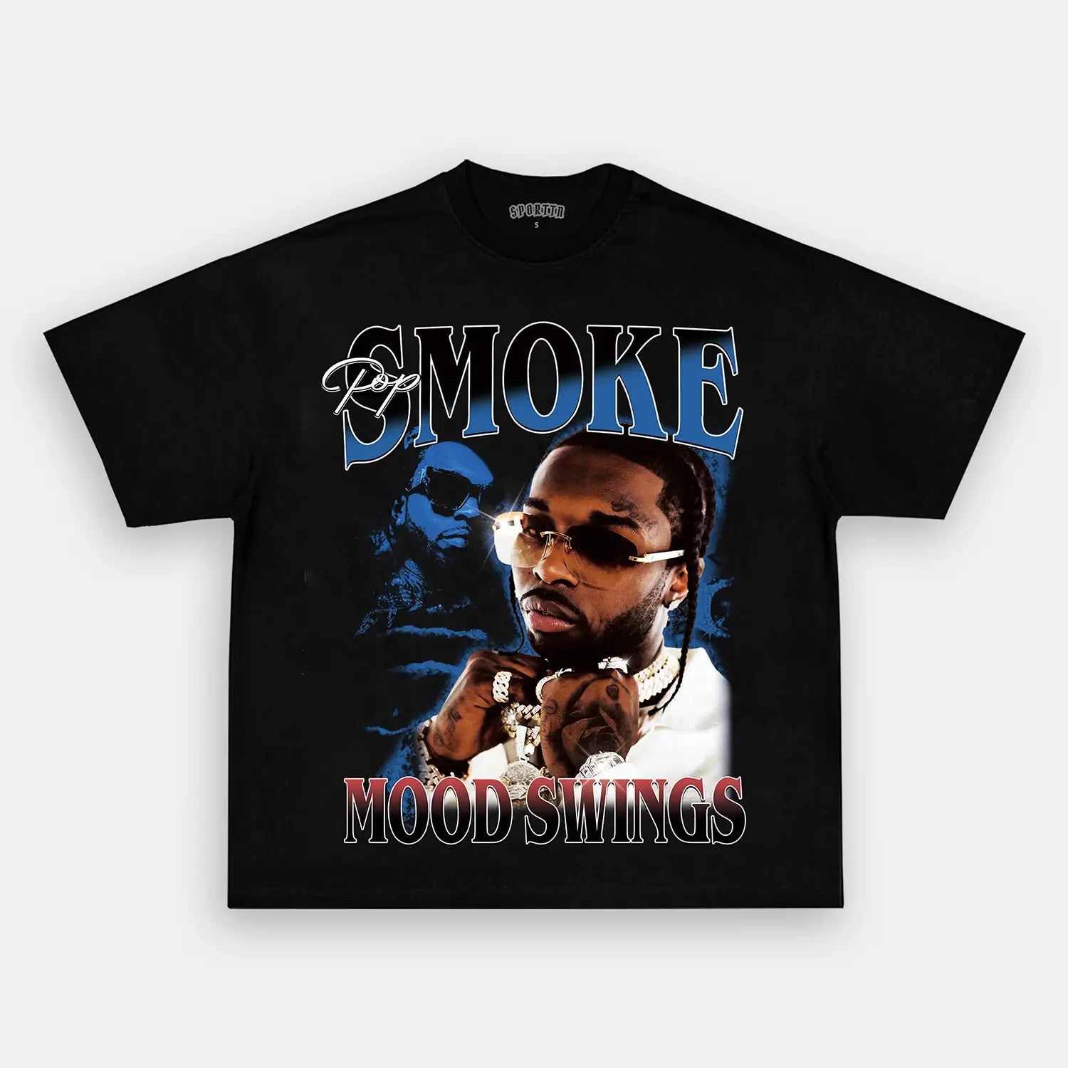 POP SMOKE-MOOD SWINGS TEE - Y2K VINTAGES