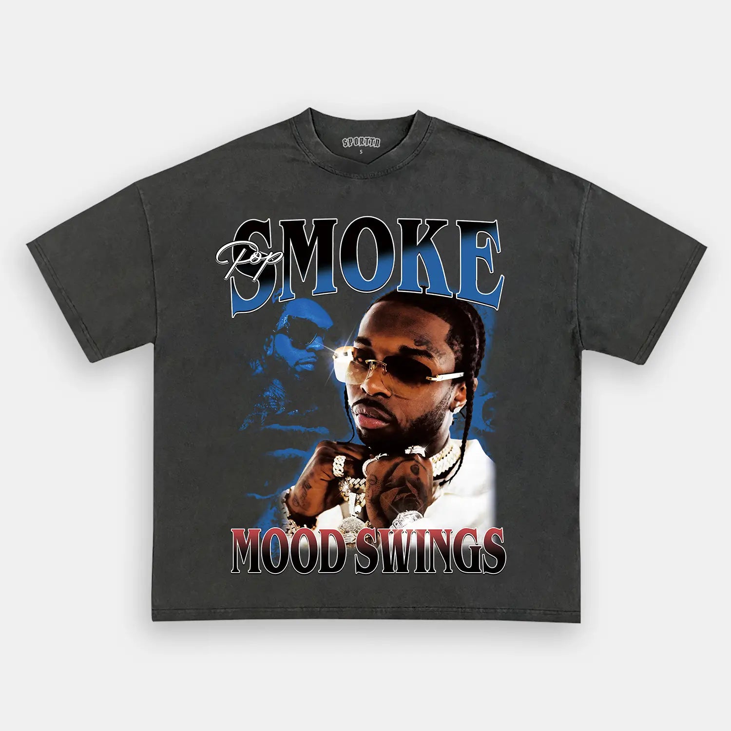 POP SMOKE-MOOD SWINGS TEE - Y2K VINTAGES