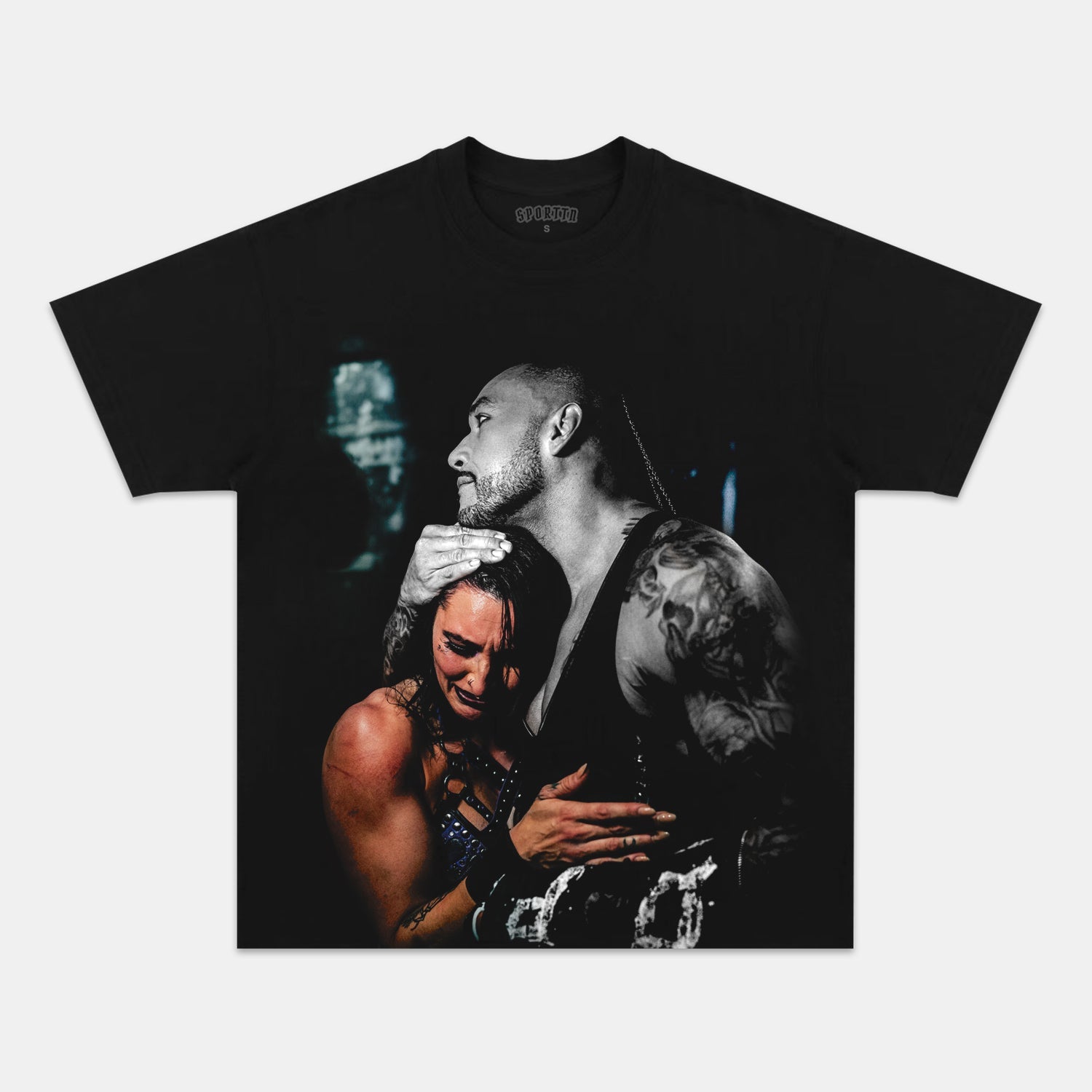 RHEA RIPLEY & DAMIAN PRIEST TEE - Y2K VINTAGES