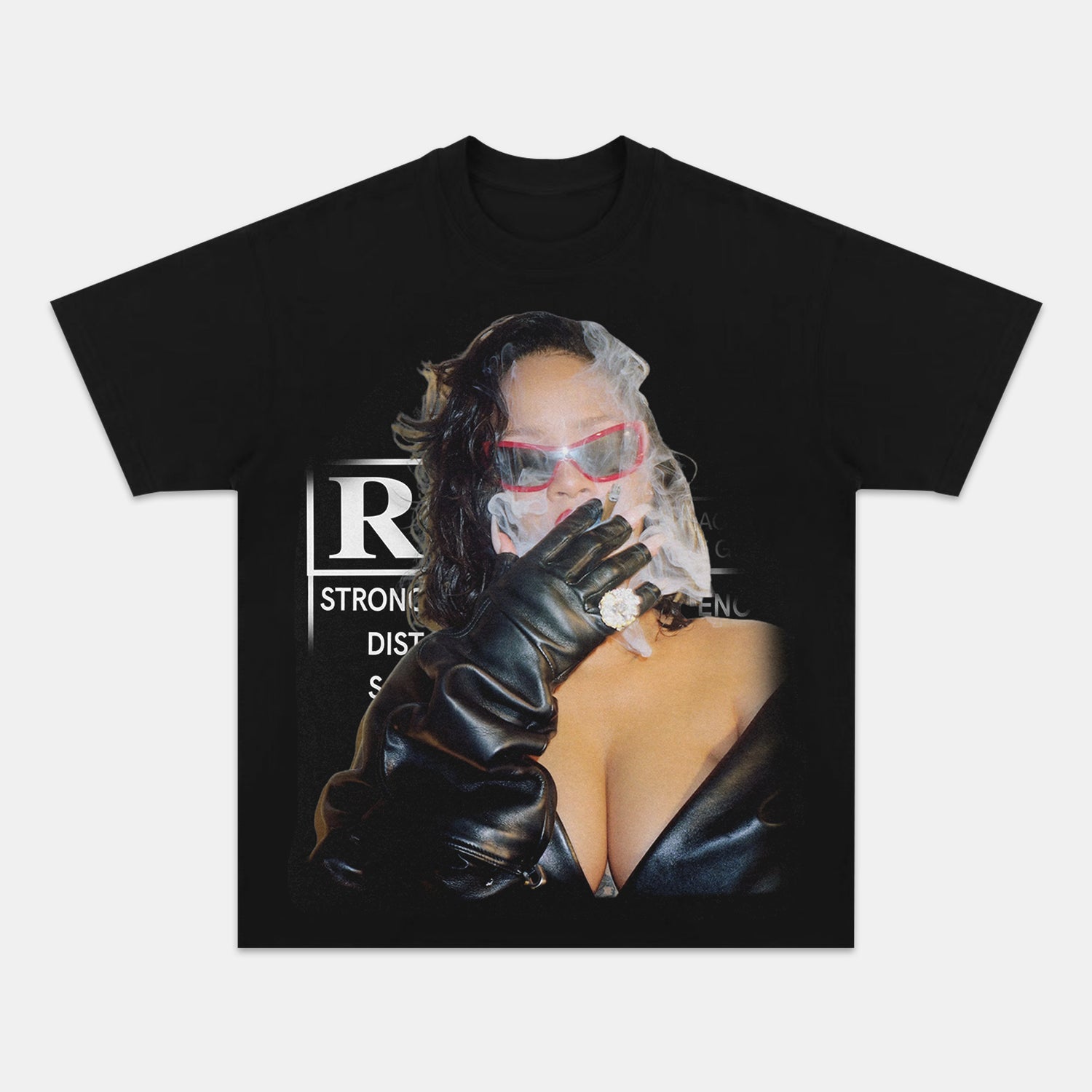 RIHANNA SMOKE TEE - Y2K VINTAGES