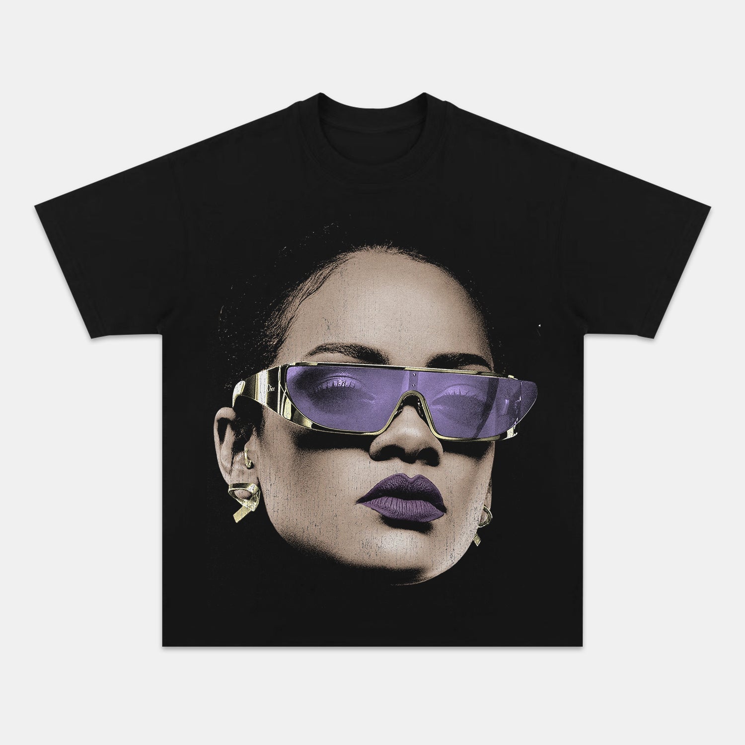 RIHANNA BIG FACE TEE - Y2K VINTAGES