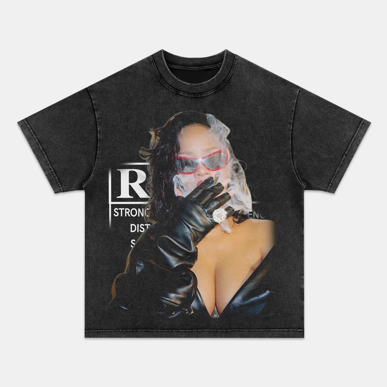 RIHANNA SMOKE TEE - Y2K VINTAGES