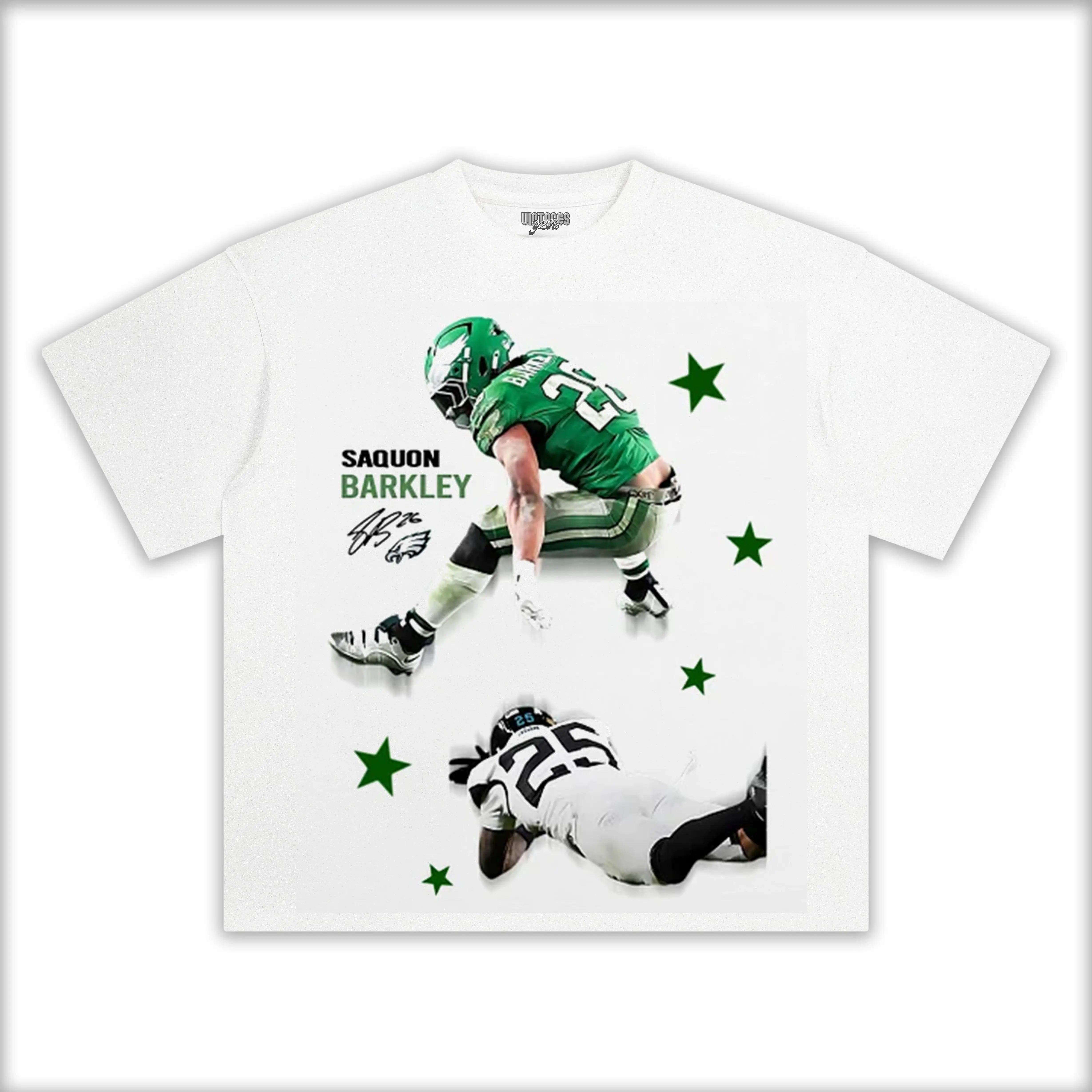 SAQUON REVERSE HURDLE 2.0 TEE - Y2K VINTAGES