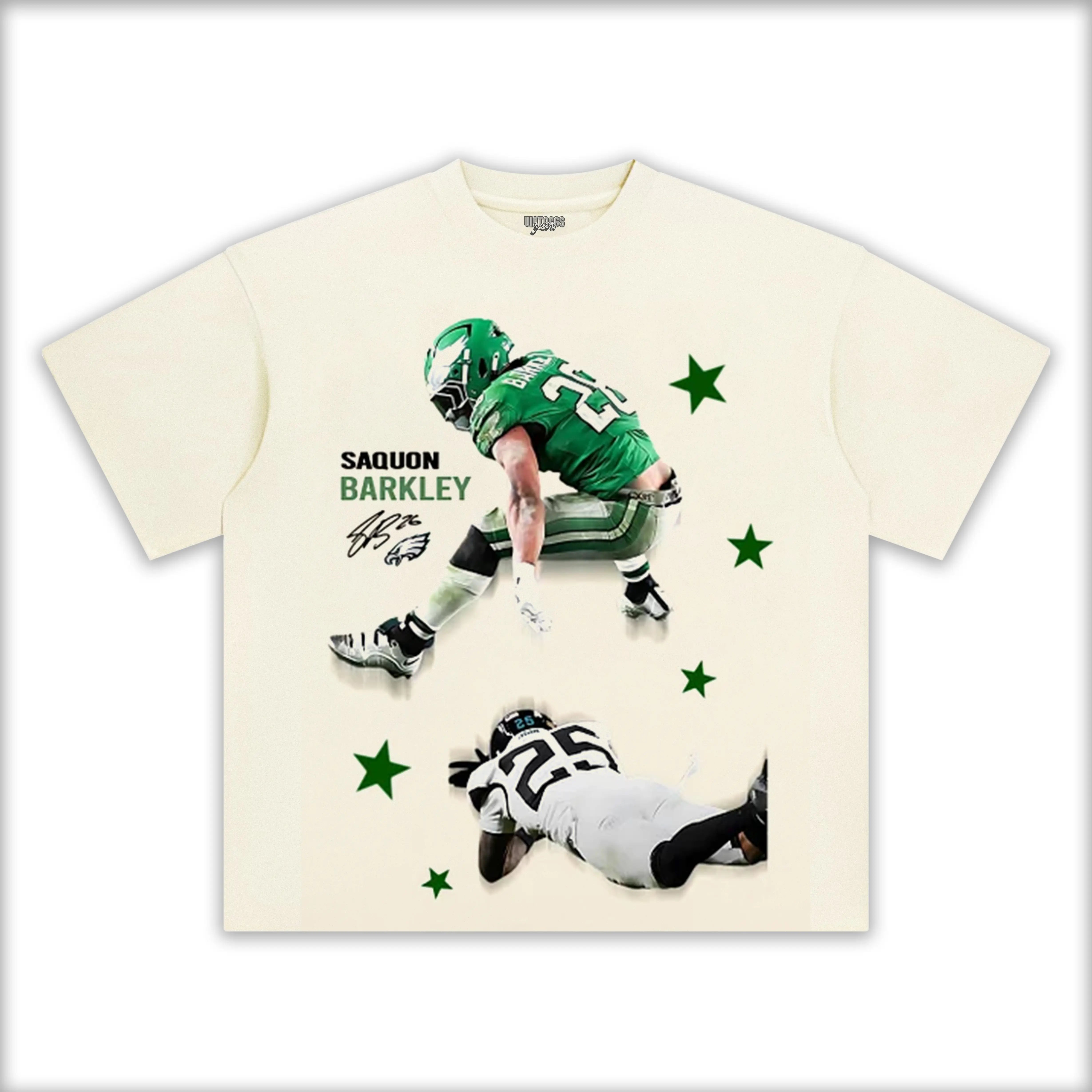 SAQUON REVERSE HURDLE 2.0 TEE - Y2K VINTAGES