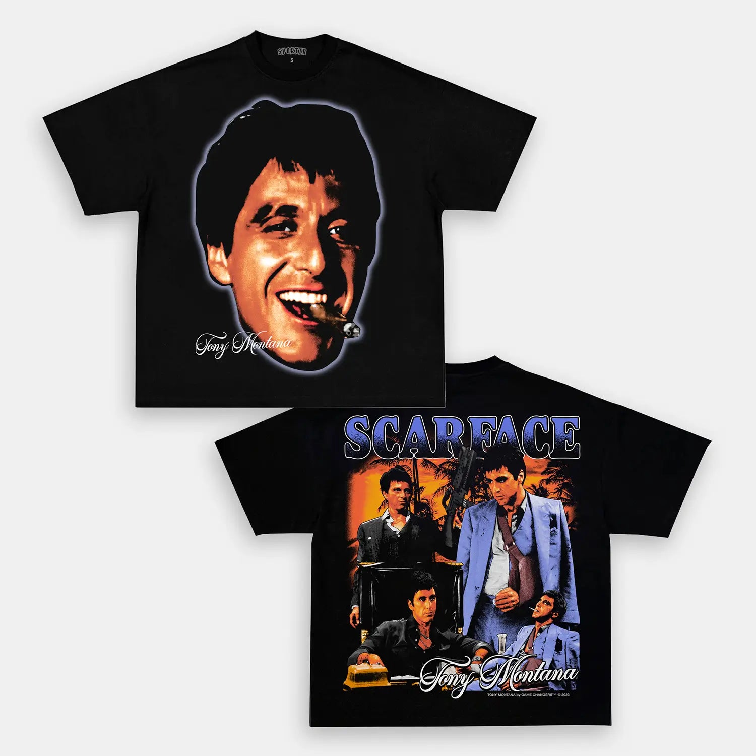 SCARFACE 2V TEE - Y2K VINTAGES