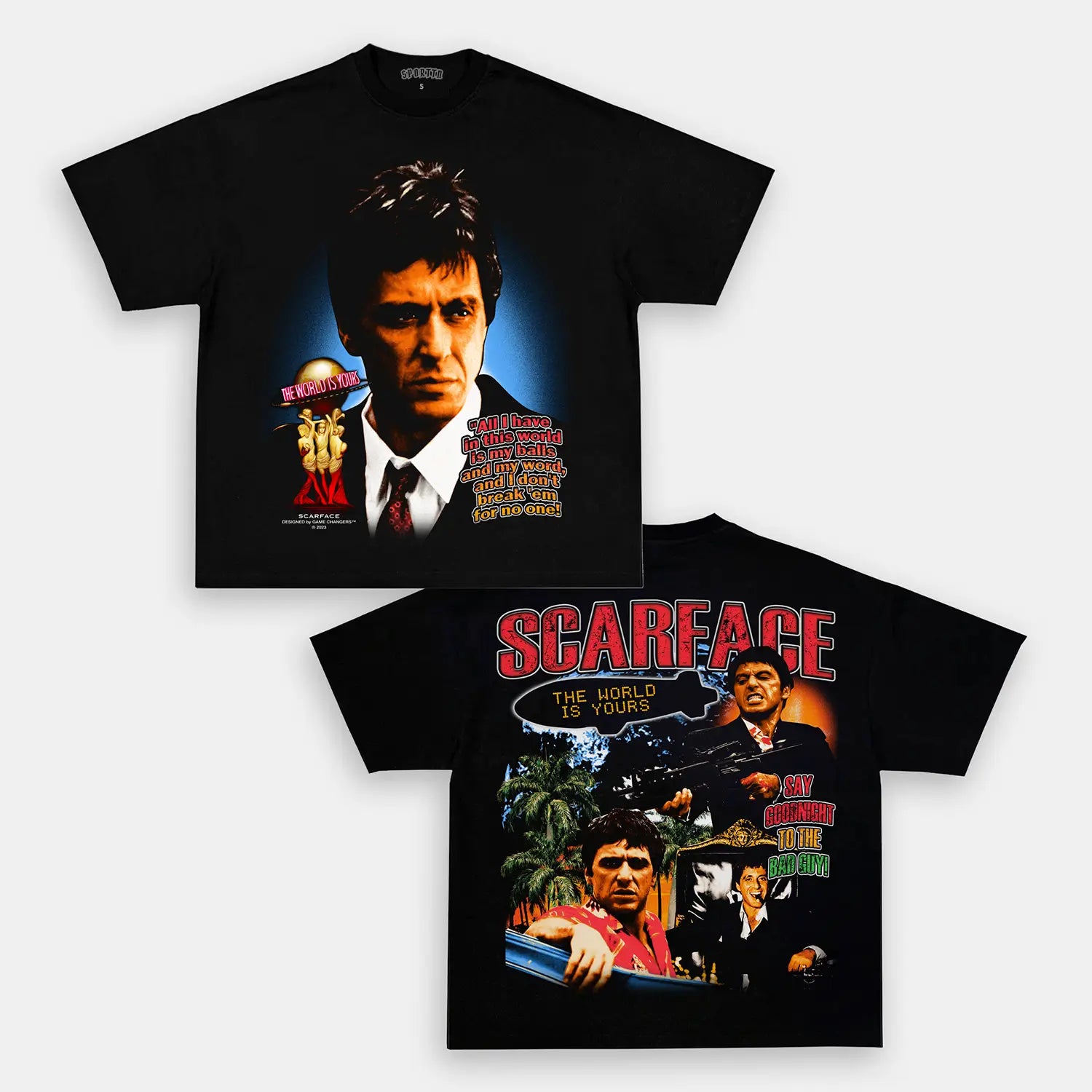 SCARFACE V4 TEE - Y2K VINTAGES