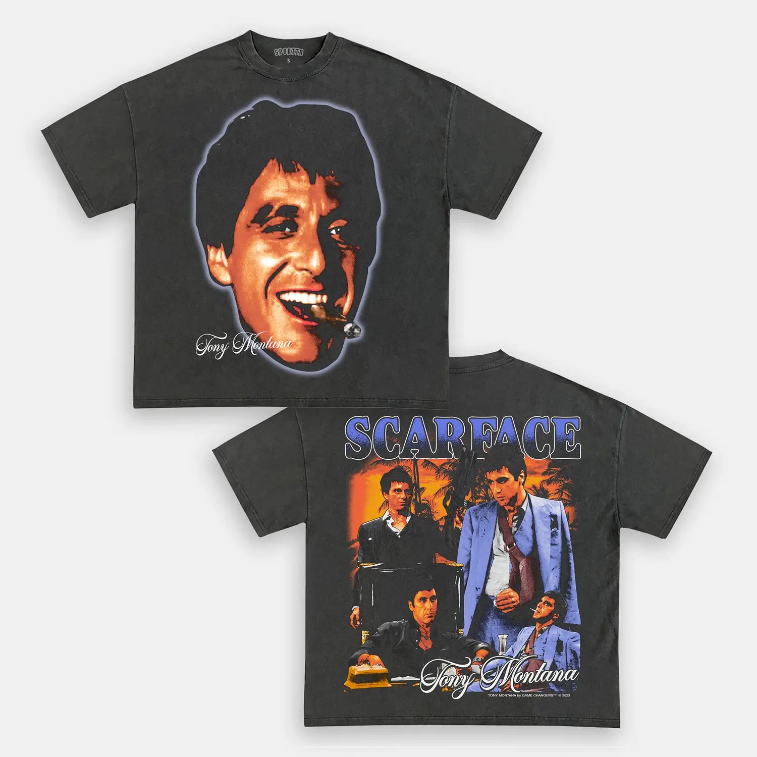 SCARFACE 2V TEE - Y2K VINTAGES