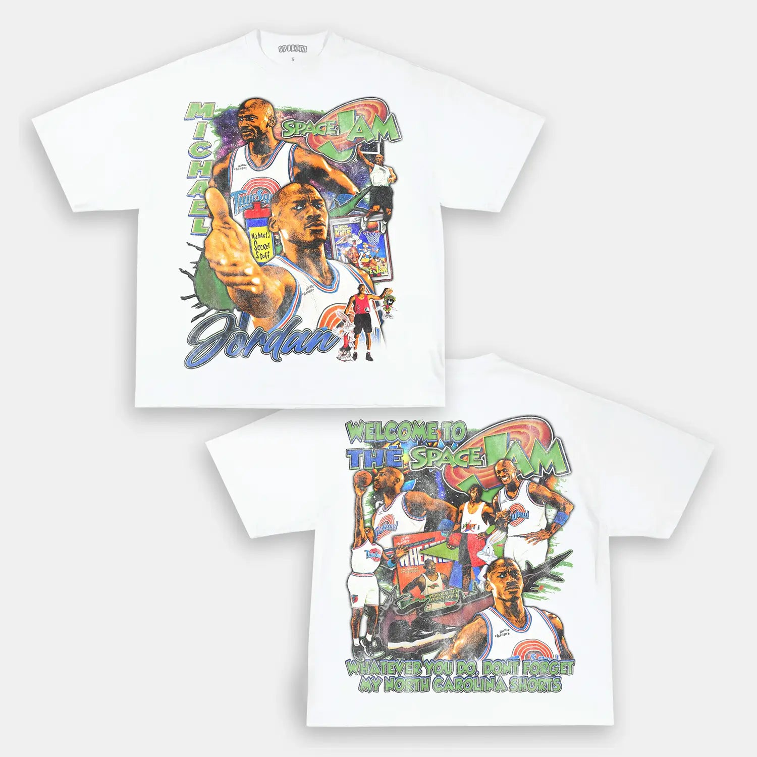 SPACE JAM JORDAN TEE - Y2K VINTAGES