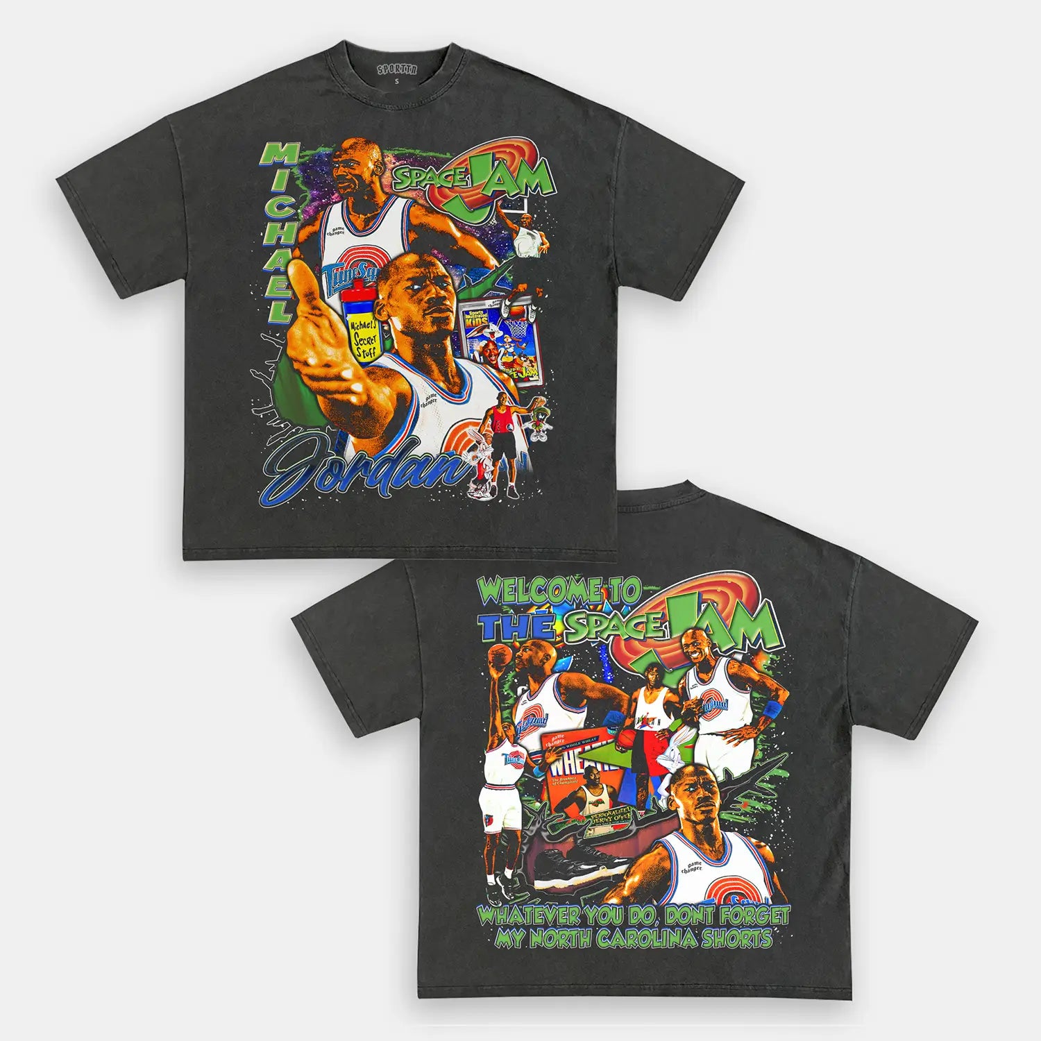 SPACE JAM JORDAN TEE - Y2K VINTAGES