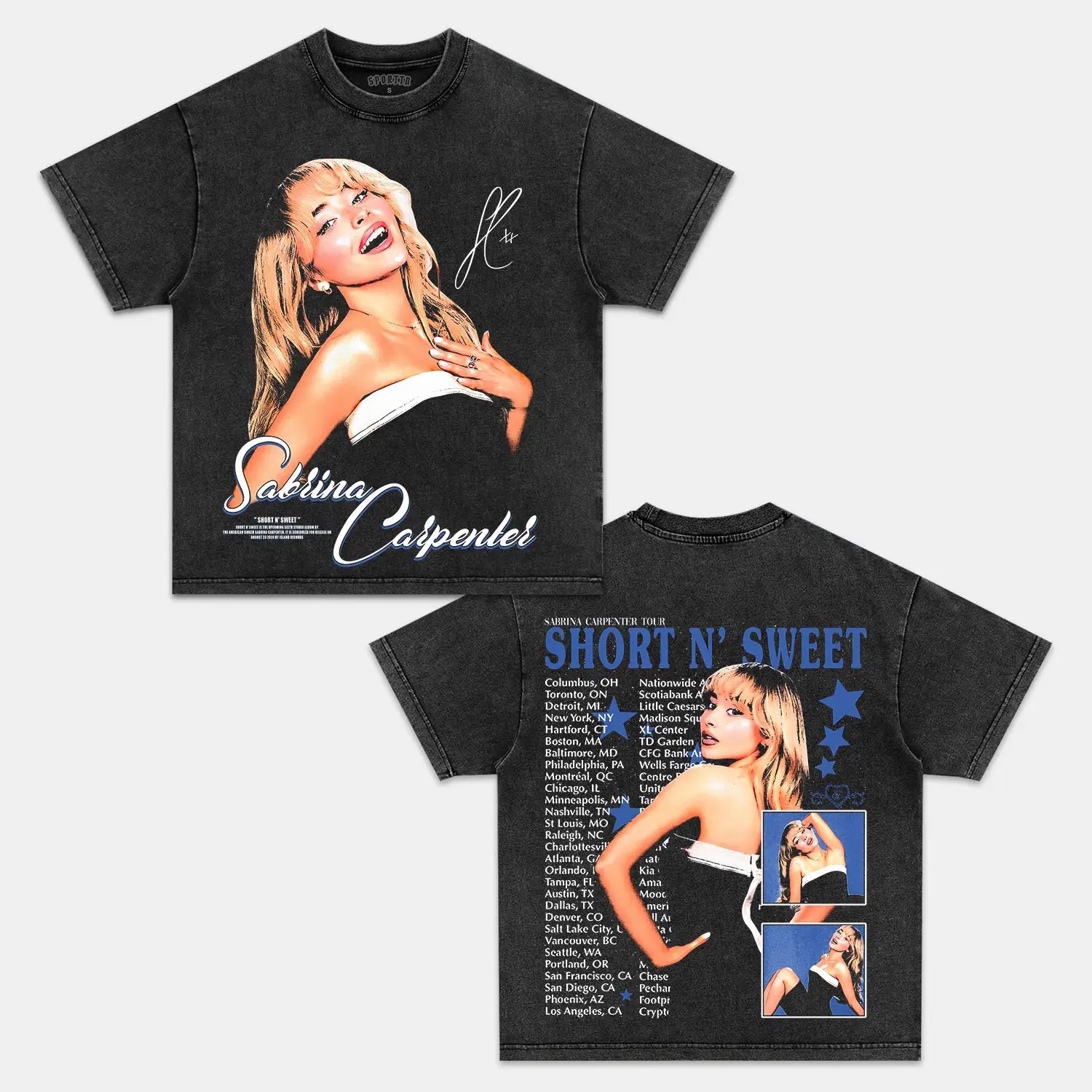 SABRINA CARPENTER 6V TEE - Y2K VINTAGES