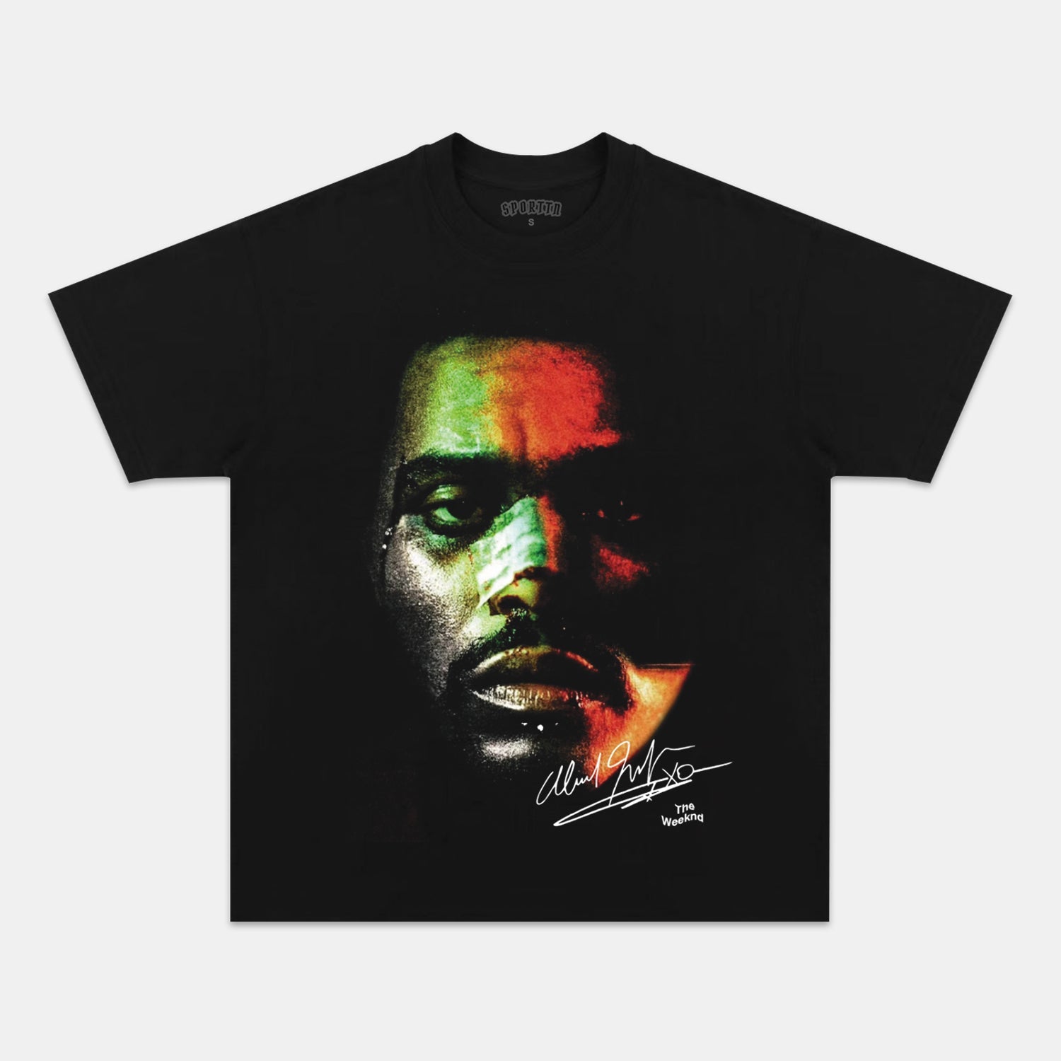 THE WEEKND BIG FACE TEE - Y2K VINTAGES