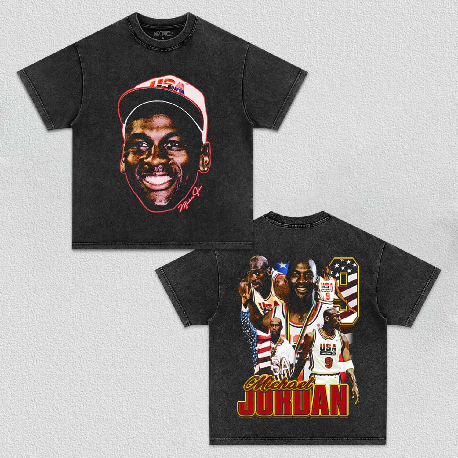 TEAM USA MICHEAL JORDAN TEE - Y2K VINTAGES