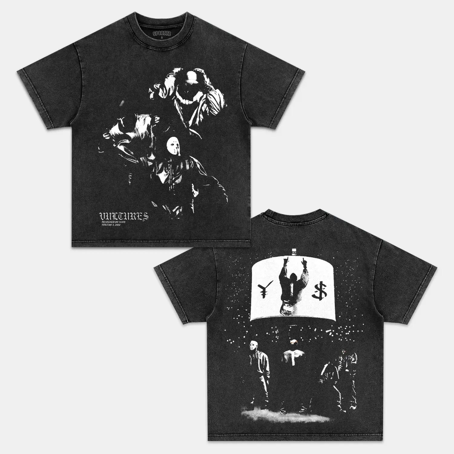 VULTURES V6-KANYE WEST TEE - Y2K VINTAGES